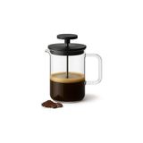 Starseven Simax French Press, 0,40 L Cam Kahve Çay Demliği, Borosilikat Cam, Bpa Içermez, Isıya Dayanıklı,