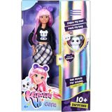Starseven Simba, 105953976, Kawaii Hi Cora, Oynar Eklemli Tasarım, Aksesuarlı, Sevimli Hayvan Figürü, 26 cm