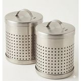 Starseven Smartizi 2'li Büyük Boy Metal Çay Süzgeci Seti (7 x 6.5 Cm) - Paslanmaz Çelik Demlik Kupa Filtre