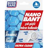 Starseven Tape Tarafli Nano Bant, 19 mm x 3 mt Boyut, Seffaf Çift