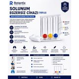 Starseven Triflo Solunum Egzersiz Yüksek Kalite Nefes Egzersiz Aparatı