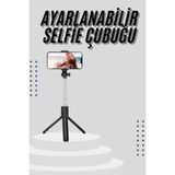 Starseven Tripod Selfie Çubuğu Bluetooth Kumandalı Kablosuz LED Işıklı - Seçenek