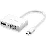Starseven Ugreen To Hdmi-Vga Dönüştürücü Adaptör Beyaz