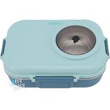 Starseven Vagonlife 1100 ml Çorba Kaseli-Metal Kaşıklı Paslanmaz Çelik Bento Lunch Box Yeni Nesil Sefer Tası-