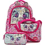 Starseven Wia Sweet Cat Kız Çocuk Okul Seti Pembe