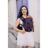 Start Kanguru - Gece Sefası (DİŞ PEDİ HEDİYELİ AYARLANABİLİR ERGONOMİK KANGURU)%100 Dokuma Kumaş