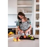 Start Kanguru - Grey Diamond (DİŞ PEDİ HEDİYELİ ERGONOMİK KANGURU) %100 Pamuk, Dokuma Kumaş