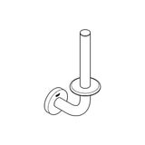 Start Yedek Tuvalet Kağıdı Tutucu | Duş/banyo Aksesuarları | Krom | 41186000 - 000-Siyah