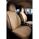 Startcar Peugeot 307 Deri Detaylı Oto Koltuk Kılıfı Ön Arka Takım Platinium Seri Bej Scr