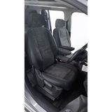 Startcar Peugeot Rifter ile Uyumlu 3 Tekli Lüx Keten Deri Oto Koltuk Kılıfı Birebir Araca Özel Ön Arka Takım Siyah Scr