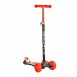 Startech Kırmızı Maxi Twister 3 Tekerlekli Black Edition Işıklı Scooter