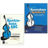 Starterbundle: Kontrabass ABC von Thomas Großmann - Band 1 und Spielbuch 1 im Bundle + Soundman-Notenheftlein + 2 Musikbleistifte