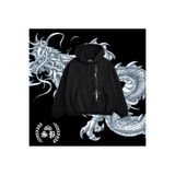 StartMore Zipper Zip-up Vintage Y2k ZİPCE X Supertee desing Jaded Street Wears Trend series Baskılı Hırka Çeket Sweatshirt %100 coton