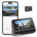 Starvıs 2 Hdr Gece Görüşüne Sahip 70Mai 4K A810s Araç Ön Kamerası,128 Gb Kartlı Araba Kamerası, 7/24 Park İzleme, Aı Sensörü, Adas, Uygulama Kontrolü, Ses Kontrolü, 146° Geniş Açı, İsteğe Bağlı 4G Lte