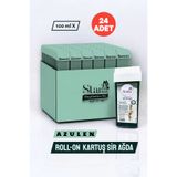 STARWAX Roll On Kartuş Sir Ağda Azulen | Hassas Ciltler İçin Özel | 24'lü Profesyonel Paket