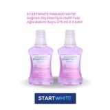 STARWHITE STARTWHITE PINKAESTHETIC Sağlıklı Diş Etleri İçin Hafif Tatlı Ağız Bakım Suyu 275 ML X 2 Adet