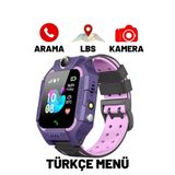 StarWomen Y78 Çocuk Konum Takipli Sim Kart Girişli Lbs Ve Sos Özellikli Akıllı Saat-mor