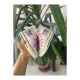 STARYOU STORE Beyaz kuromi my melody uzun cnv spor ayakkabı