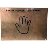 Statik Bakır Topraklama Levhası