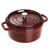 Staub 24 Cm Bordo Yuvarlak Döküm Tencere