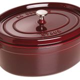 Staub 33 Cm Bordo Oval Döküm Tencere