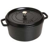 Staub 405093100 26 cm Yuvarlak Siyah Döküm Tencere