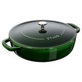 Staub Chistera Yağmur Efektli Kapaklı 24 cm Döküm Tencere