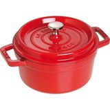 Staub Döküm Tencere Yuvarlak 22 cm Kiraz