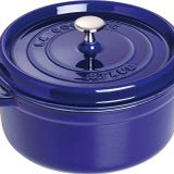 Staub Döküm Tencere Yuvarlak 26 cm Koyu Mavi