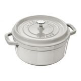 Staub Döküm Tencere Yuvarlak 26 cm Trüf Beyazı