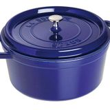 Staub Döküm Tencere Yuvarlak 28 cm Koyu Mavi