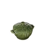 Staub Enginar Desenli Cocotte Seramik Kase - Yeşil