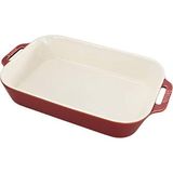 Staub Fırın Kabı, 24 cm, Antik Bakır, Seramik, Dikdörtgen