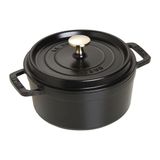 Staub La Cocotte 18 cm Siyah Döküm Tencere