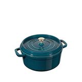 Staub La Cocotte Akdeniz Mavisi Yuvarlak Döküm Tencere 24 Cm
