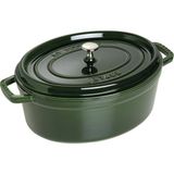 Staub La Cocotte Döküm Tencere Oval 5,5 L Fesleğen Yeşili
