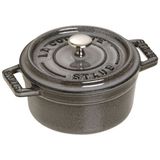 Staub La Cocotte Mini Döküm Tencere Grafit Gri 10cm-405001060