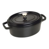 Staub La Cocotte Oval 3.2 lt Siyah Döküm Tencere