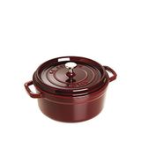 Staub La Cocotte Yuvarlak Döküm Tencere 24 Cm - Bordo