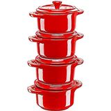 Staub Mini Cocotte Set 4'lü Yuvarlak Ceramic Tava Setleri