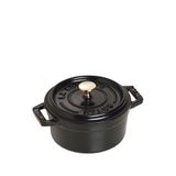 Staub Mini Döküm Tencere 10 Cm - Siyah