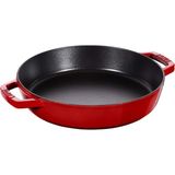 Staub POELE 2 ANSES CERISE 26 cm Döküm Izgara Tava