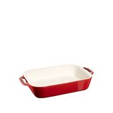 Staub Seramik Kiraz Fırın Kabı 27x20 Cm - Kırmızı