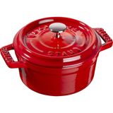 Staub Seramik Mini Döküm Tencere 10 cm Kiraz