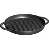 Staub Yuvarlak Grill 26 cm Siyah Tava
