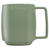 Staub Z1029-091 İstifleme Kupası, M, Okaliptüs, 11.8 fl oz (350 ml), Seramik Kupa, Mikrodalga Güvenli, Seramik İstifleme Kupası