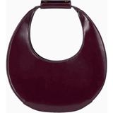Staud Mini Moon Bordo Deri Çanta, Bohem Şıklık ve Zamansız Tasarım