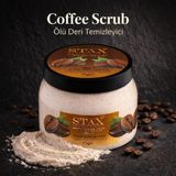 Stax Coffee Brightening Face & Body Scrub 3in1 Peeling, 500ML - Standart