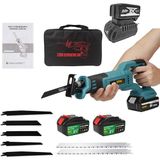 Stax Power Fırçasız Motor 48V Samsung Çift Akülü Tilki Kuyruğu Kemik Kesme Makinesi Pantertestere + 7 Bıçak