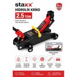 Staxx 2.5 Ton Hidrolik Araç Krikosu Tekerlekli Arabalı Kriko Binek Ve Hafif Ticari Araçlar Çantalı